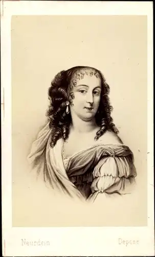 Carte de Visite Françoise de Sévigné, comtesse de Grignan