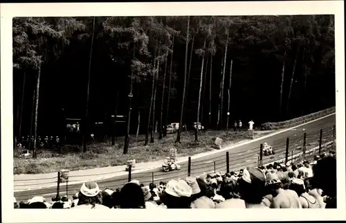 Foto Frohburg in Sachsen, Frohburger Dreieck Rennen, Motorräder, Blick von der Tribüne