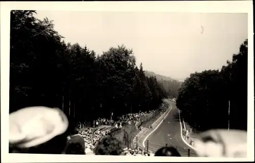 Foto Frohburg in Sachsen, Frohburger Dreieck Rennen, Blick von der Tribüne, Motorrad