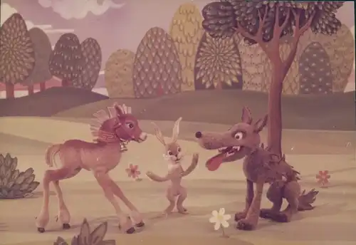 Unser Sandmännchen, DDR Kinderfernsehen, Pferd, Hase, Wolf