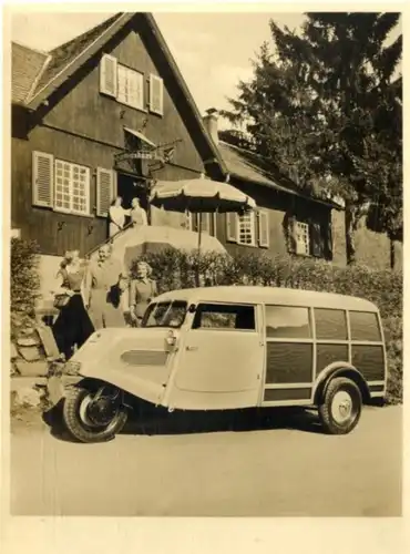 Foto Fahrzeug Firma Vidal Harburg, Tempo-Hanseat Kombiwagen