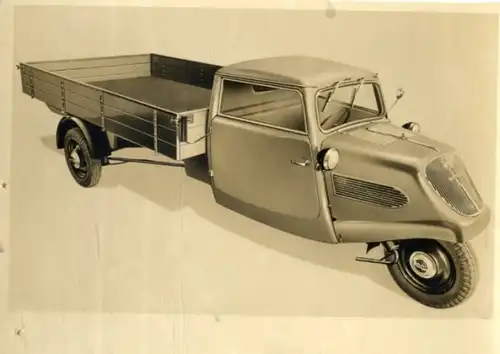 Foto Fahrzeug Firma Vidal Harburg, Tempo-Hanseat, hochliegende Großraumpritsche, Baujahr 1950