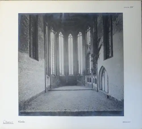 Riesen Foto Chorin im Kreis Barnim, um 1870, Kloster, Innenansicht