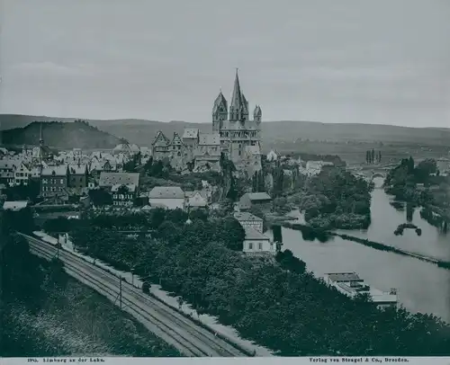 Foto Limburg an der Lahn, um 1885, Gesamtansicht