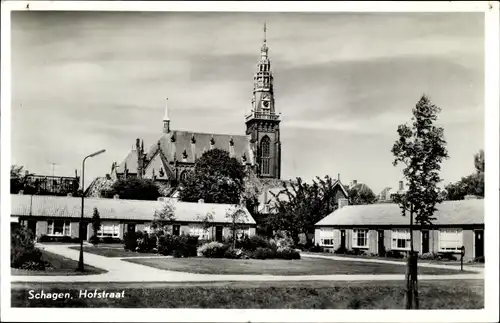 Ak Schagen Nordholland Niederlande, Hofstraat