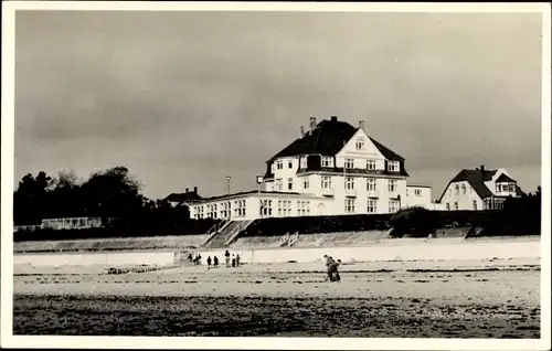 Ak Südstrand Wyk auf Föhr Nordfriesland, Schloss am Meer, Kinderheim der Barmer Ersatzkasse