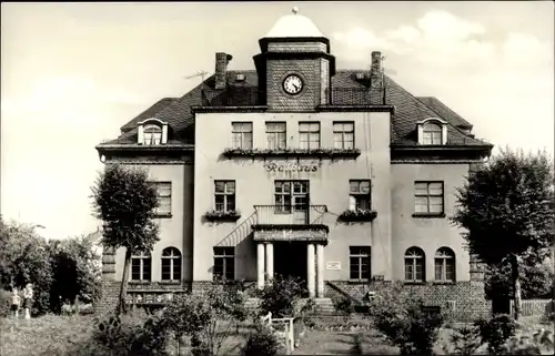 Ak Friedrichsgrün Reinsdorf in Sachsen, Rathaus