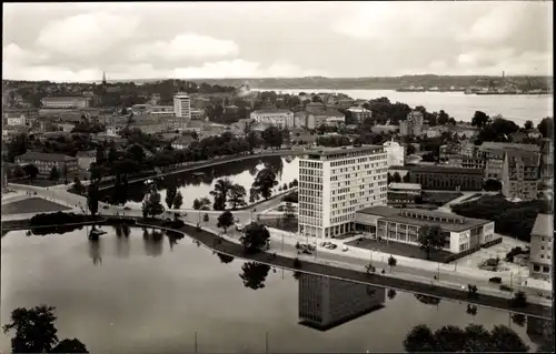 Ak Hansestadt Kiel, Rathausturm, Vogelschau