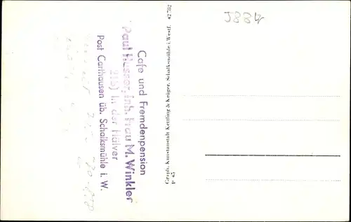 Ak Schalksmühle im Sauerland, Fremdenheim