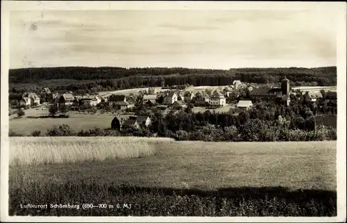 Ak Schömberg im Schwarzwald Württemberg, Panorama