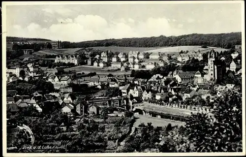 Ak Diez an der Lahn, Panorama