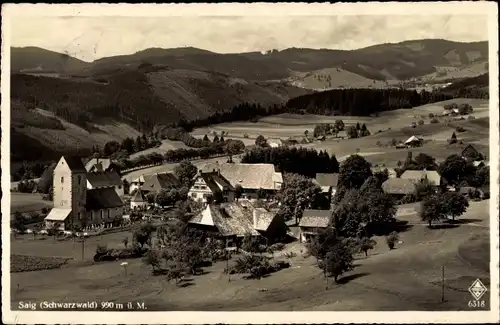 Ak Saig Lenzkirch im Schwarzwald, Panorama