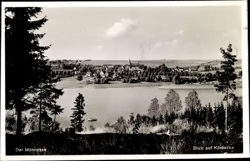 Ak Körbecke Möhnesee im Kreis Soest Nordrhein Westfalen, Panorama