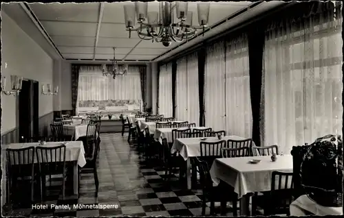 Ak Möhnesee in Westfalen, Möhnetalsperre, Haus Pantel