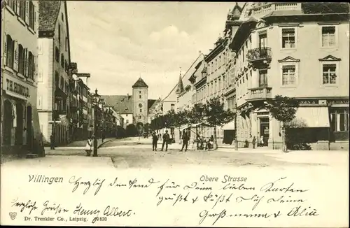 Ak Villingen Schwenningen im Schwarzwald, Obere Straße