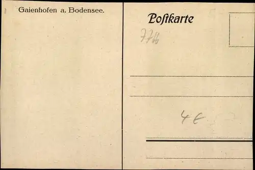 Ak Gaienhofen am Bodensee, Seeheim des Vereins badischer Lehrerinnen