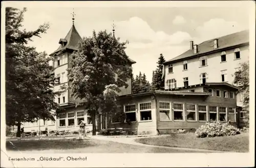 Ak Oberhof im Thüringer Wald, Ferienheim Glückauf