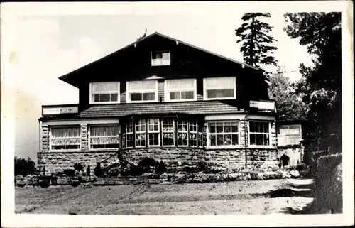 Ak Oberhof Thüringen, Blick auf HO Cafe Luisensitz