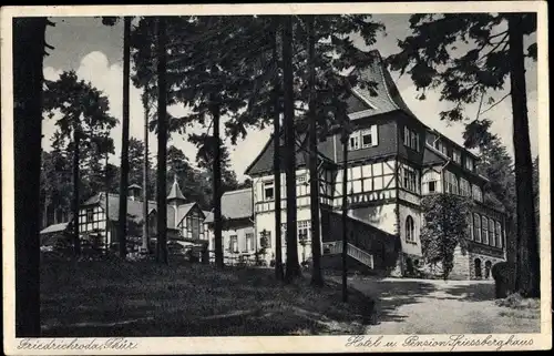 Ak Friedrichroda Thüringen, Hotel und Pension Spiessberghaus, Ph. Glaser