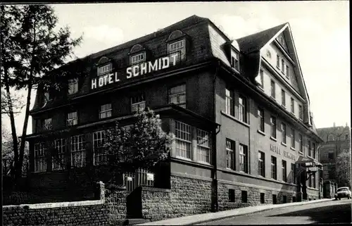 Ak Hachenburg im Westerwald, Hotel Schmidt