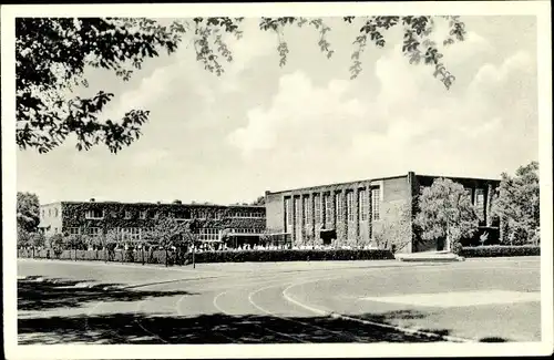 Ak Duisburg im Ruhrgebiet, Westdeutscher Fußballverband e. V. Sportschule, Margaretenstraße 15