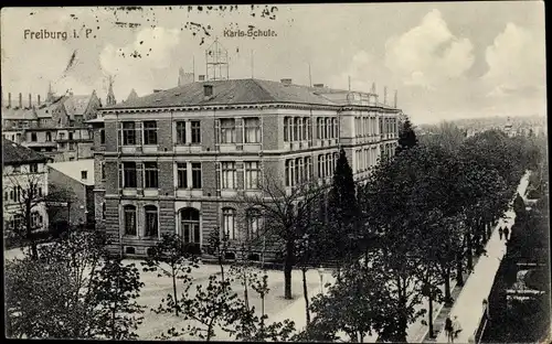 Ak Freiburg im Breisgau, Karls Schule