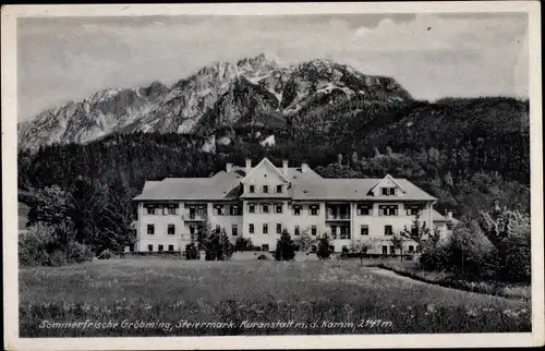 Ak Gröbming Steiermark, Kuranstalt, Kamm