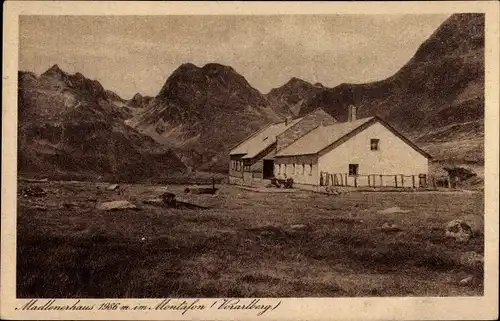 Ak Gaschurn in Vorarlberg, Madlenerhaus