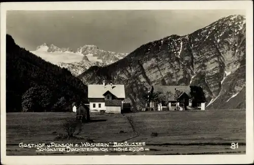 Ak Bad Aussee Steiermark, Gasthof zur Masnerin, Dachstein