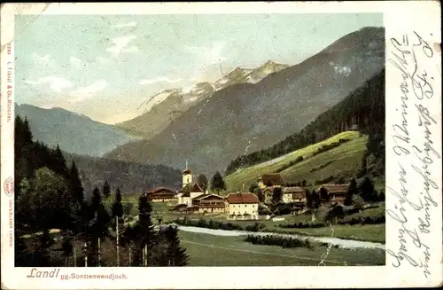 Ak Landl in der Steiermark, Panorama, Sonnenwendjoch