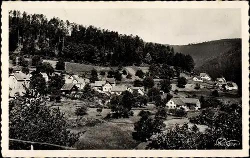 Ak Wangenbourg Wangenburg Elsass Bas Rhin, Vue sur Engenthal, Hotel Bellevue Fuchslock