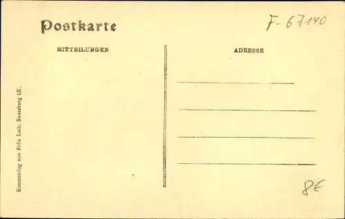 Ak Le Hohwald Elsass Bas Rhin, Hotel und Bad, Außenansicht