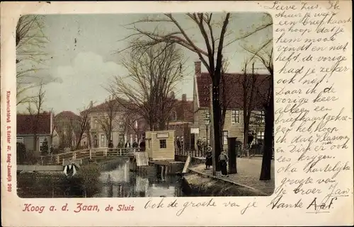 Ak Koog aan de Zaan Nordholland Niederlande, De Sluis