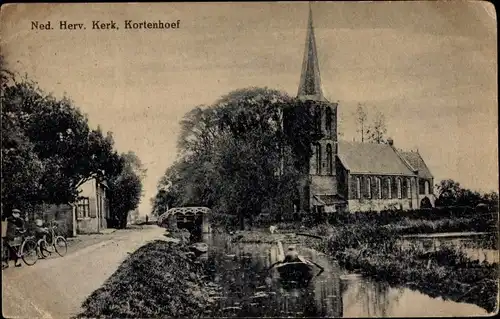 Ak Kortenhoef Nordholland, Ned. Herv. Kerk