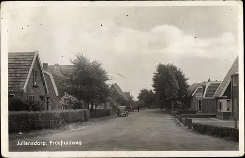 Ak Julianadorp Nordholland Niederlande, Proeftuinweg