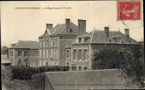 Ak Condé sur Noireau Calvados, College Dumont d'Urville