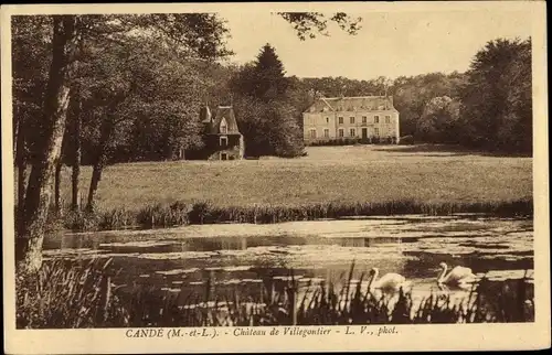 Ak Candé Maine et Loire, Château de Villegontier