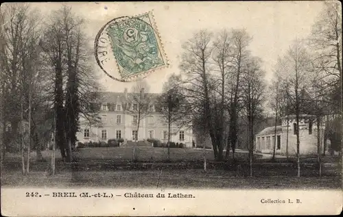 Ak Breil Maine-et-Loire, Château du Lathan