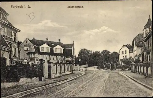 Ak Forbach Moselle Lothringen, Johannstraße