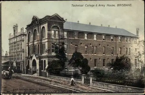 Ak Brisbane Australien, Technical College, Army House