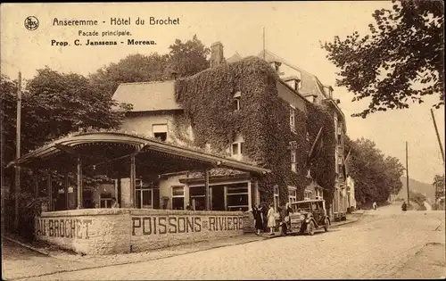 Ak Anseremme Dinant Wallonien Namur, Hotel du Brochet