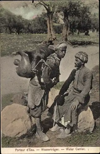 Ak Afrika, Wasserträger, Porteur d'Eau