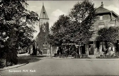 Ak Santpoort Nordholland Niederlande, N.H. Kerk