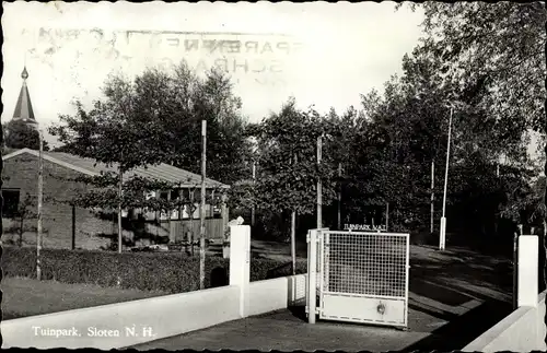 Ak Sloten Amsterdam Nordholland Niederlande, Tuinpark