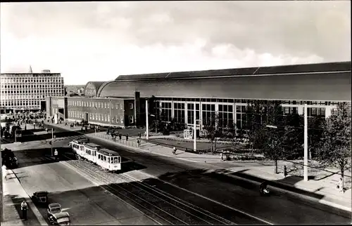 Ak Hansestadt Kiel, Hauptbahnhof Front, Sophienblatt