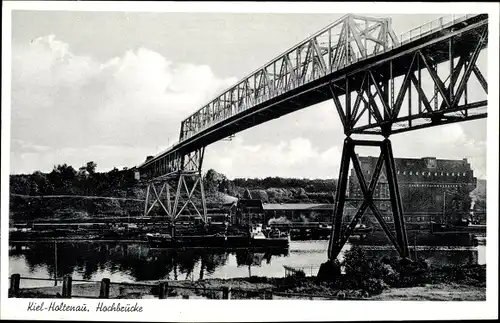 Ak Holtenau Kiel in Schleswig Holstein, Hochbrücke