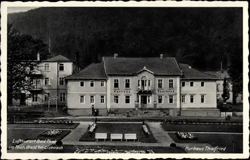 Ak Bad Thal Ruhla, Blick auf das Kurhaus Thalfried, Thüringer Wald