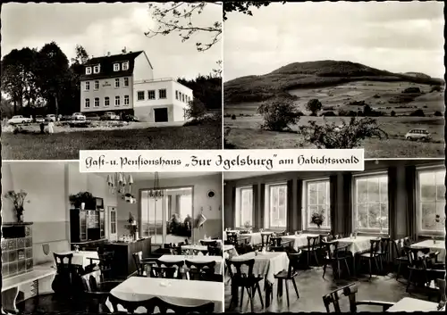 Ak Dörnberg Habichtswald Hessen, Gasthof Zur Igelsburg, Pächter Franz Lemke