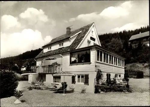 Ak Wildemann Harz, Villa Schöber Am Sanickel 3, Waldrand