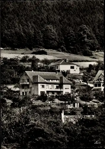 Ak Bodenwerder an der Weser, Haus am Hang, Bes. W. Kohlenberg, Hotel Goldener Anker